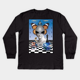 collage Kids Long Sleeve T-Shirt